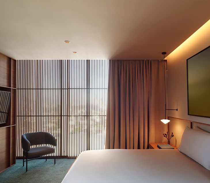 Habitación con vista a la ciudad de hotel IHG en Monterrey