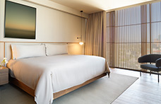Habitación con baño lujoso en hotel IHG de Monterrey